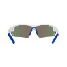 sunglasses FORCE RACE PRO white. laser blue lenses
