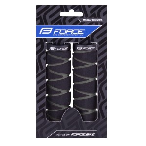 grips FORCE MOLY with locking. black-grey. packed