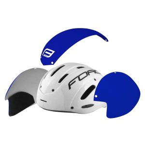 plastic parts for helmet F GLOBE set 3 pcs. blue