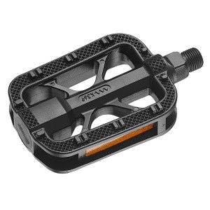 pedals FORCE TREK plastic ANTI-SLIP. black