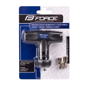 wrench torque FORCE with T-handle preset 6Nm