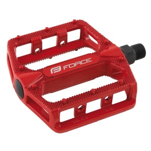 pedals FORCE BMX HOT alloy. red