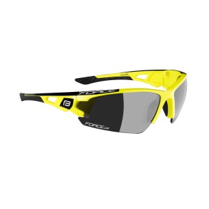 sunglasses FORCE CALIBRE fluo yellow. black lens