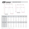 shorts FORCE MTB-11 to waist with pad. grey L