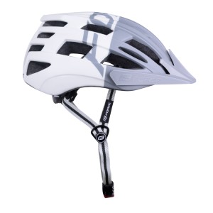 helmet FORCE CORELLA MTB. grey-white S-M