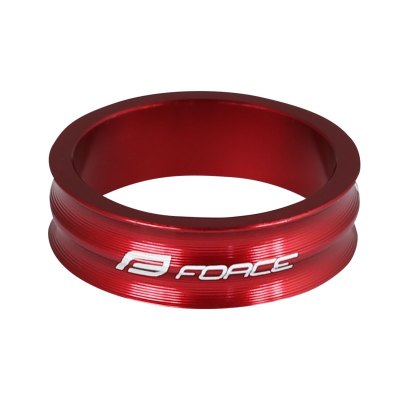 spacer headset FORCE 1 1/8" AHEAD 10 mm Al. red