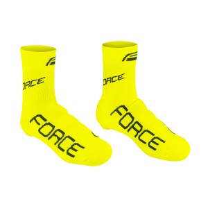 shoe covers FORCE knitted. fluo L - XL
