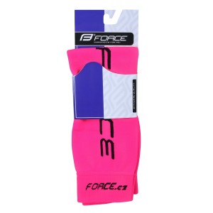 arm warmers FORCE knitted. pink S - M