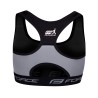 Sport-BH FORCE BEAUTY. schwarz-grau %%% *