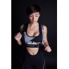 sports bra FORCE BEAUTY. black-grey L