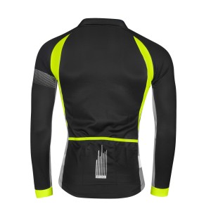 jersey FORCE F85 long sleeves. black-fluo-grey L