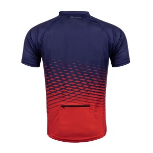 jersey FORCE MTB ANGLE short sl  blue-red L