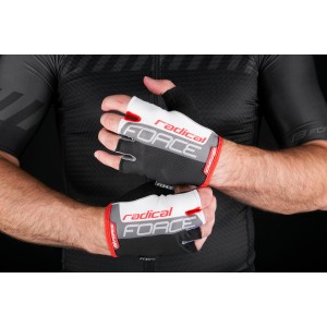 gloves FORCE RADICAL. black-white-red L