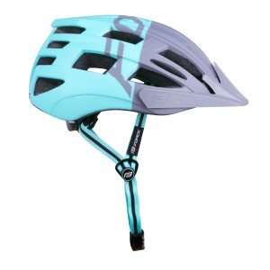 helmet FORCE CORELLA MTB. grey-turquoise L-XL