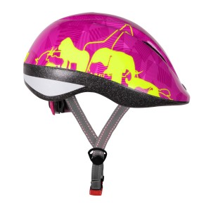 helmet FORCE FUN ANIMALS child fluo-pink S