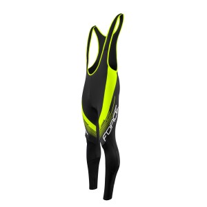 bibtights FORCE F58 without pad. black-fluo L