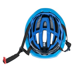 helmet FORCE LYNX. black matt-blue. S-M