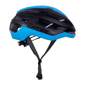helmet FORCE LYNX. black matt-blue. L-XL