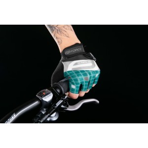 gloves FORCE SQUARE LADY  turquoise L