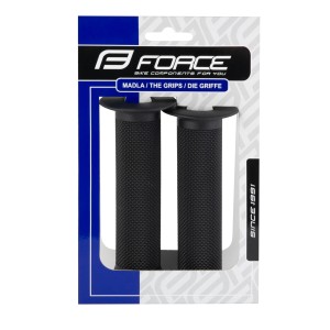 grips FORCE BMX130 rubber  black  packed