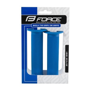 grips FORCE BMX130 rubber  blue  packed