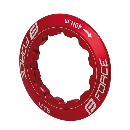 lockring FORCE for cassette 12 t. red