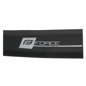 chainstay protector FORCE neoprene 9cm.black-silv.