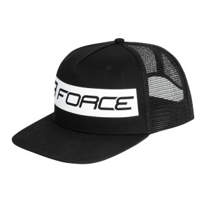 cap/hat FORCE TRUCKER STRAP  black-white