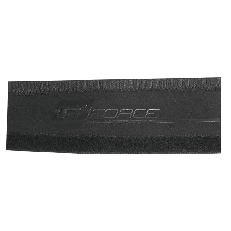 chainstay protector FORCE neoprene 10 cm. black