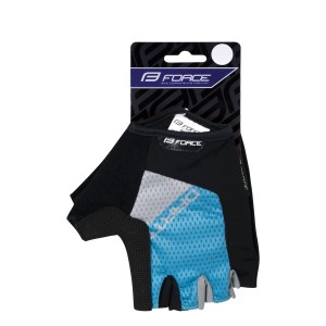 gloves F DARTS gel w/o fastening blue-grey L