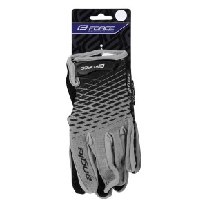 Handschuhe F MTB ANGLE grau-schwarz +15 °C und darüber