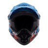 helmet FORCE TIGER downhill  blue-blk-red S-M