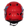 helmet FORCE TIGER downhill  red-blk-blue L-XL
