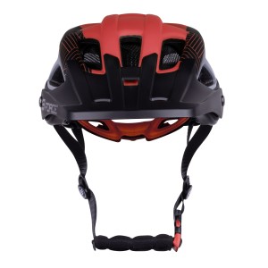 helmet FORCE AVES MTB  red-black S-M matt