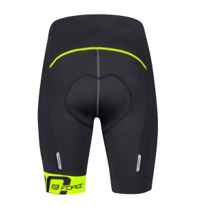 shorts FORCE B30 schwarz-fluogelb