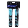 grips FORCE BMX145 rubber  black-blue  packed