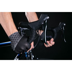 gloves FORCE POINTS w/o fastening black-grey L