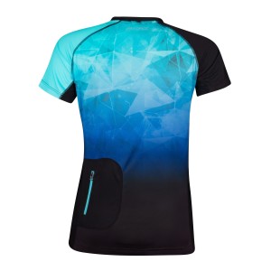 jersey FORCE MTB CORE lady  turquoise-blue L