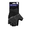 gloves F POINTS LADY w/o fastening black-grey L