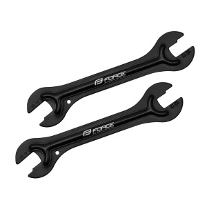 cone wrenches FORCE 2 pcs 13 - 15 / 14 - 16 black