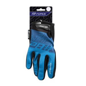 gloves FORCE MTB SWIPE summer  blue L